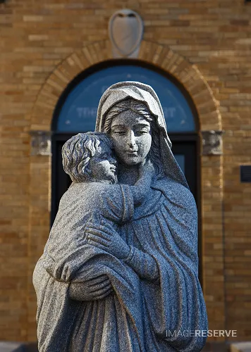 Madonna and Child Statue